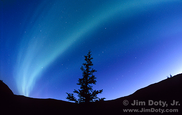 Northern Lights, Alaska. Photo copyright Jim Doiy Jr.