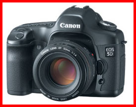 Canon 5D digital-SLR with 12.8 megapixel, full frame sensor